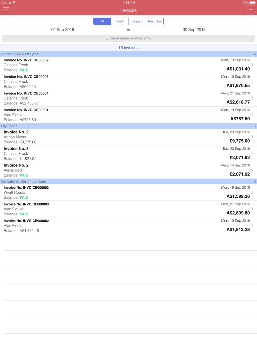 Invoices
